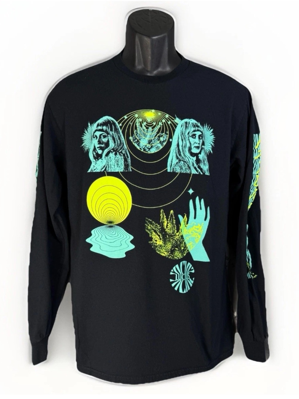 Lucius Band Second Nature 2022 Concert Tour Shirt Gildan Black Long Sleeve M